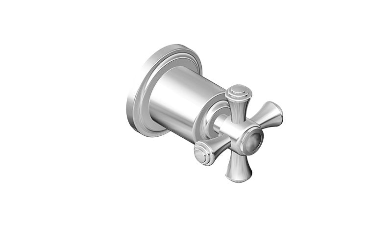 Graff G-8034-C3E1-T M-Series Transitional Stop/Volume Trim Plate with Cross Handle