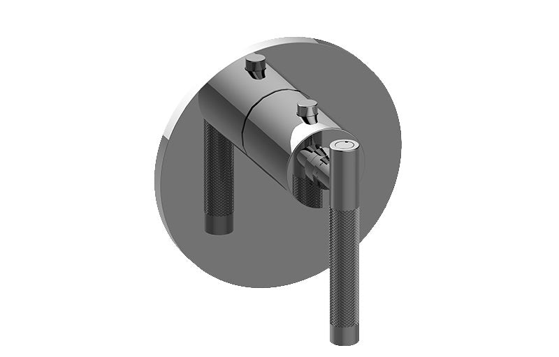 Graff G-8037-LM57E-T M-Series Round Thermostatic Trim Plate with Harley Handle
