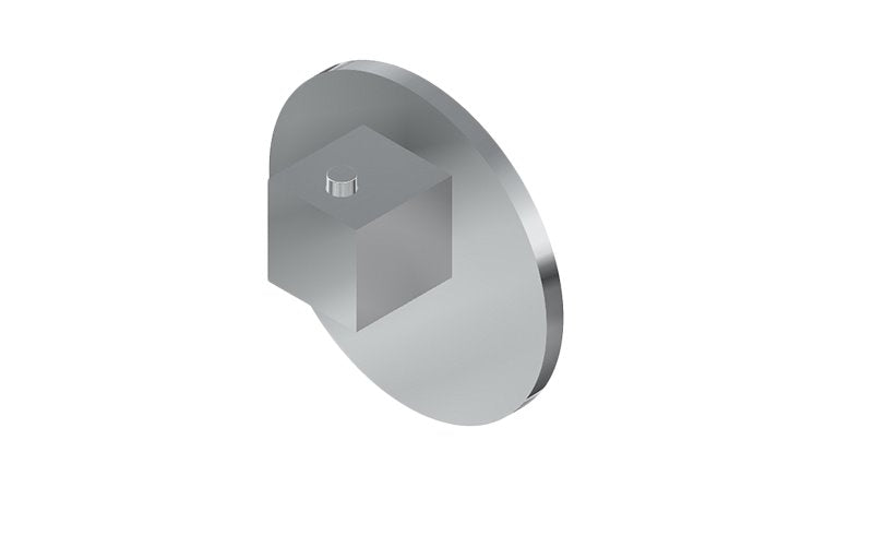 Graff G-8037-SH-T M-Series Round Thermostatic Valve Trim Plate and Square Handle