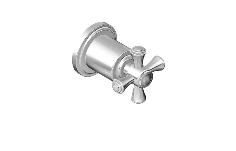 Graff G-8039-C3E1-T M-Series Transitional 3-Way Diverter Trim Plate with Cross Handle