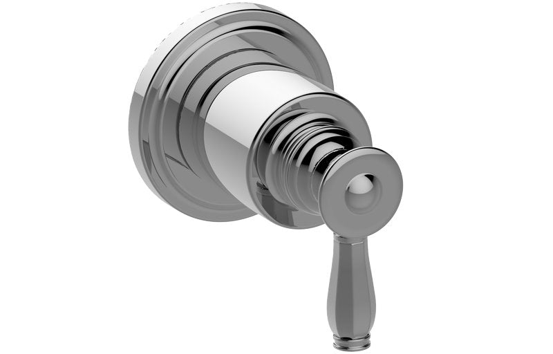 Graff G-8039-LM63E1-T M-Series Transitional 3-Way Diverter Trim Plate with Topaz Handle