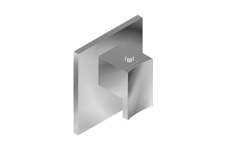 Graff G-8043-C14E-T M-Series Square Thermostatic Valve Trim Plate with Targa/Sade Handle
