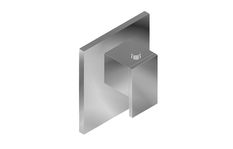 Graff G-8043-LM31E-T M-Series Square Thermostatic Valve Trim Plate with Solar Handle