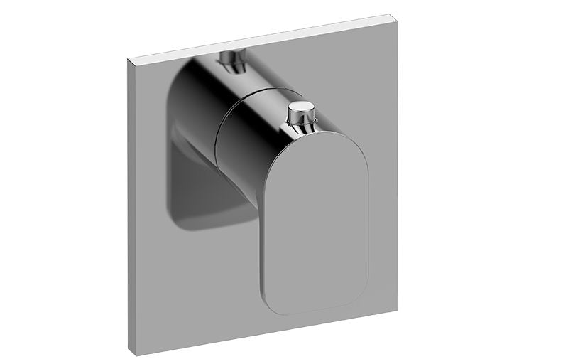 Graff G-8043-LM42E-T M-Series Square Thermostatic Valve Trim Plate and Handle