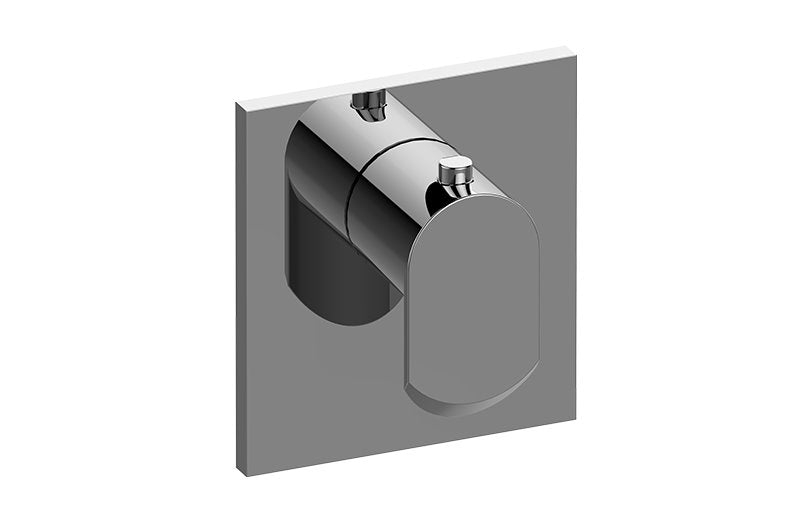 Graff G-8043-LM45E-T M-Series Square Thermostatic Valve Trim Plate and Phase Handle