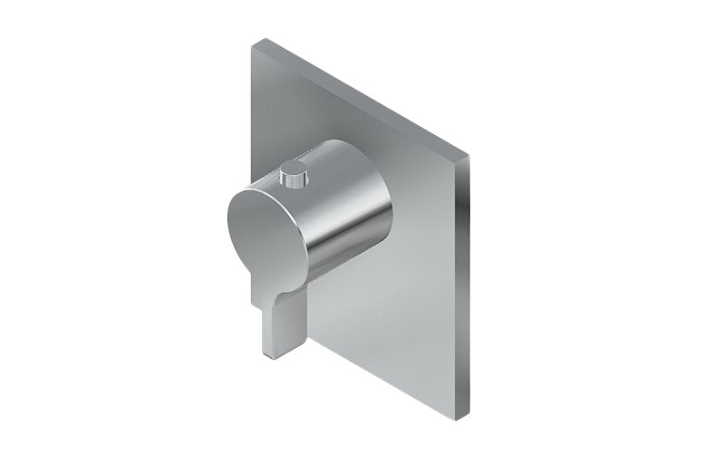 Graff G-8043-LM46E-T M-Series Square Thermostatic Valve Trim Plate and Terra Handle