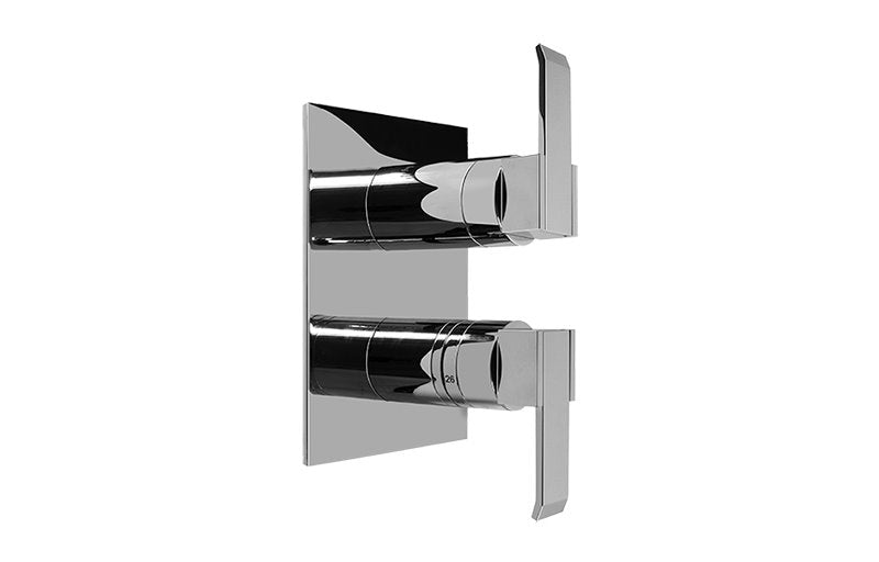 Graff G-8046-LM38S-T Qubic SOLID Trim Plate with Handle