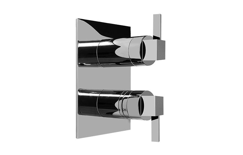 Graff G-8046-LM39S-T Qubic Tre SOLID Trim Plate with Handle