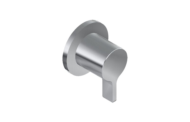 Graff G-8069-LM46E1-T M-Series Round 3-Way Diverter Trim Plate with Terra Handle