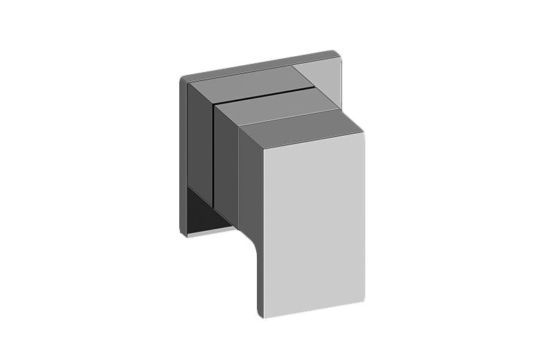 Graff G-8071-LM31E1-T M-Series Square Two-Way Diverter Valve Trim Plate with Solar Handle