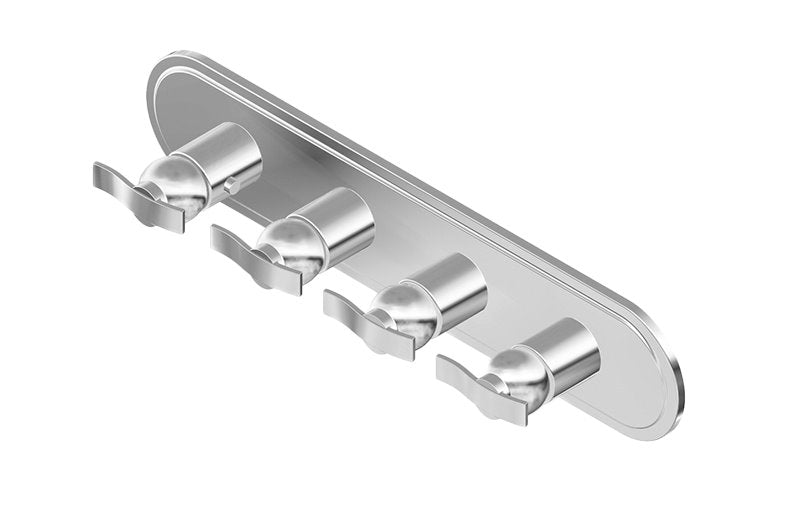 Graff G-8088H-LM20E0-T M-Series Transitional 4-Hole Trim Plate with Bali Handles - Horizontal Installation