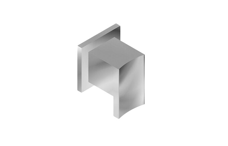 Graff G-8098-C14E1-T M-Series Square Stop/Volume Control Trim Plate with Targa/Sade Handle