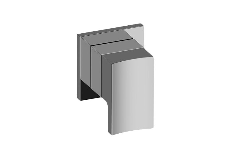 Graff G-8098-LM36E1-T M-Series Square Stop/Volume Control Trim Plate with Targa/Sade Handle