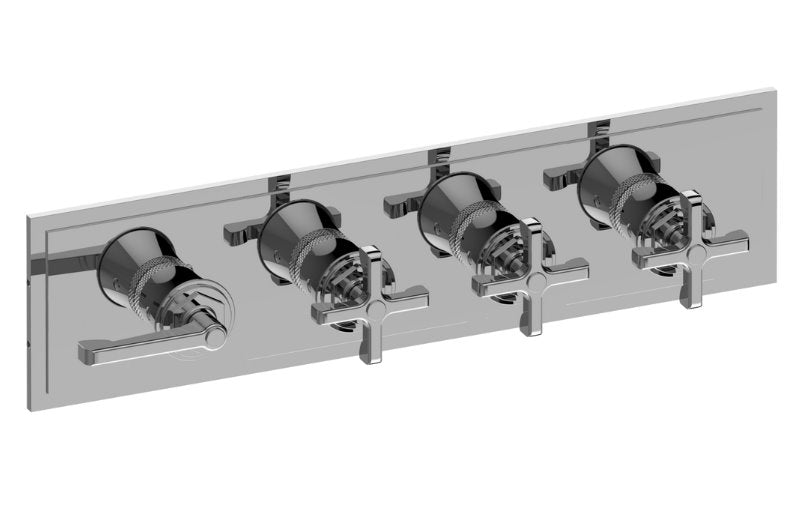 Graff G-8179H-LM60C20-T Vignola M-Series Valve Horizontal Trim with Four Handles