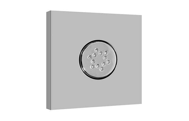 Graff G-8497 Square Flush Mount Body Spray with Solid Brass Swivel Head