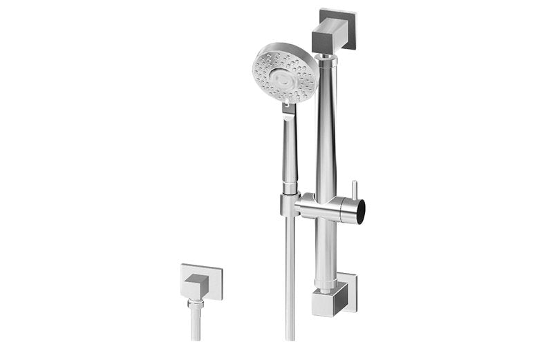 Graff G-9665 Multi-Function Handshower with 16" Square Grab Bar
