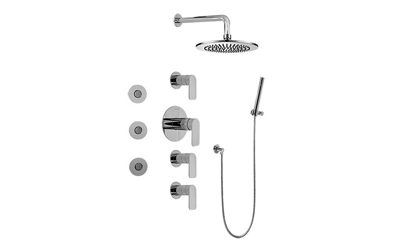 Graff GB1.122A-LM42S Full Thermostatic Shower System - Rough and Trim