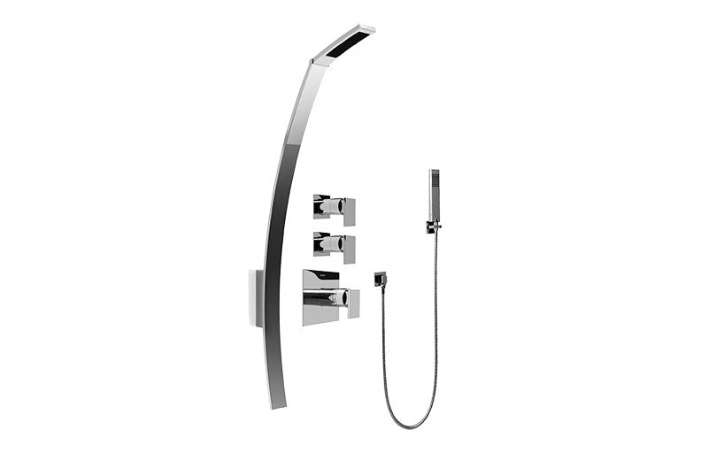 Graff GF2.020A-LM31S Luna Thermostatic Shower Set with Handshower - Rough and Trim
