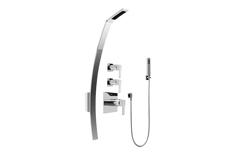 Graff GF2.020A-LM38S Luna Thermostatic Shower Set with Handshower - Rough and Trim