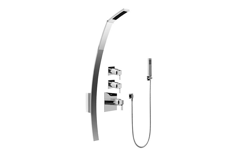 Graff GF2.020A-LM39S-T Luna Thermostatic Shower Set with Handshower - Trim Only
