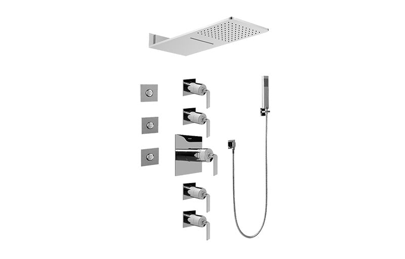 Graff GH1.123A-LM40S Full Square Thermostatic Shower System