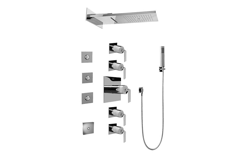 Graff GH1.124A-LM40S Full Square LED Thermostatic Shower System