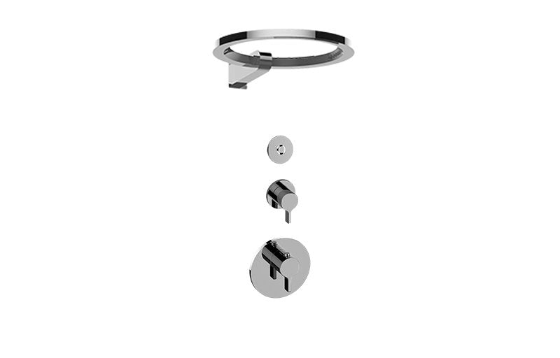 Graff GL2.009SD-LM46E0 M-Series Thermostatic Set with Ametis Ring and Diverter Valve - Rough and Trim