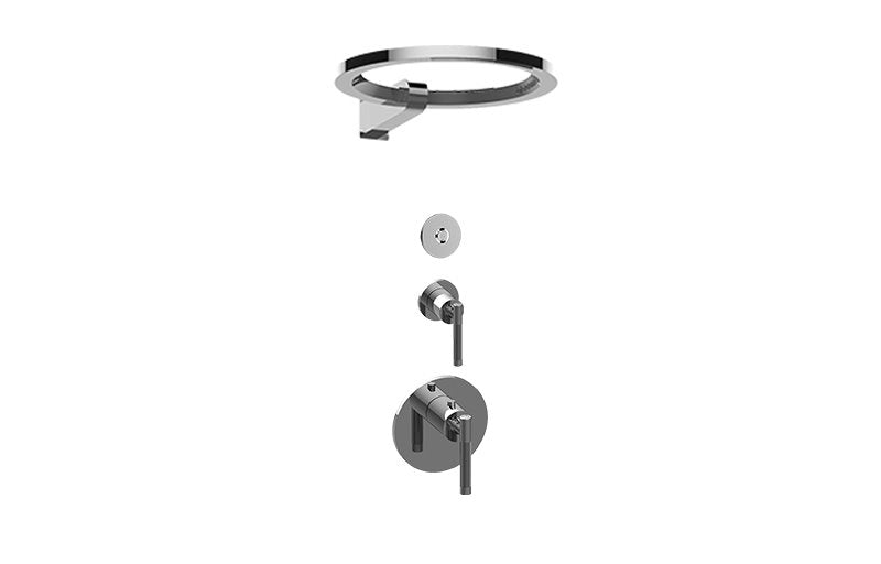 Graff GL2.009SD-LM57E0 M-Series Thermostatic Set with Ametis Ring and Diverter Valve - Rough and Trim