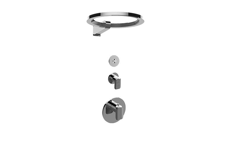 Graff GL2.009SD-LM58E0-T M-Series Thermostatic Set with Ametis Ring and Diverter Valve - Trim Only