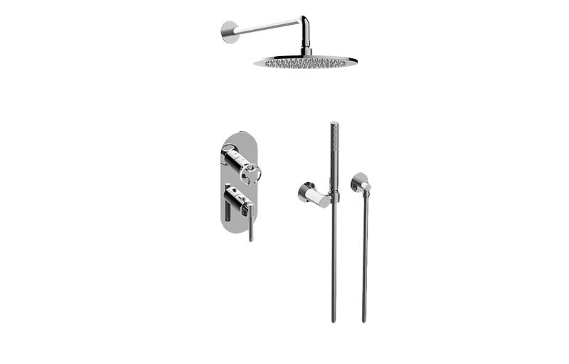 Graff GL2.022WD-LM57C19 M-Series Thermostatic Shower System - Shower with Handshower - Rough and Trim
