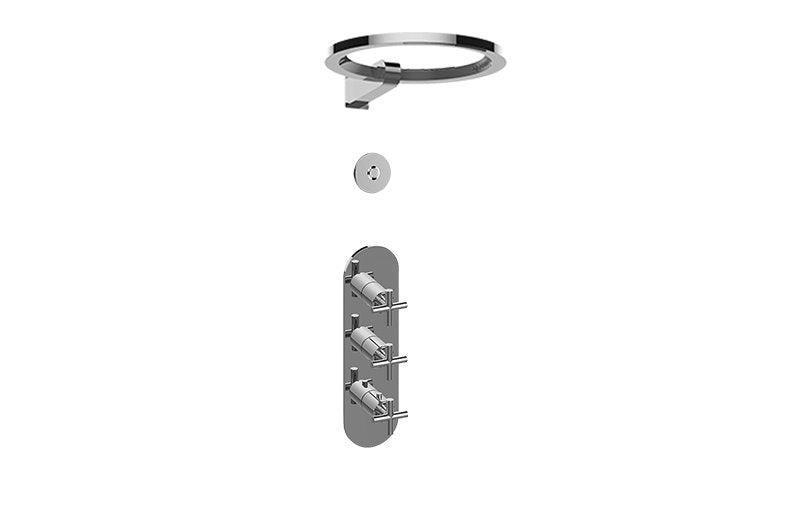 Graff GL3.009WB-C17E0 M-Series Thermostatic Set with Ametis Ring - Rough and Trim