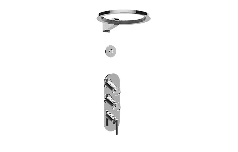 Graff GL3.009WB-LM57C19-T M-Series Thermostatic Set with Ametis Ring - Trim Only