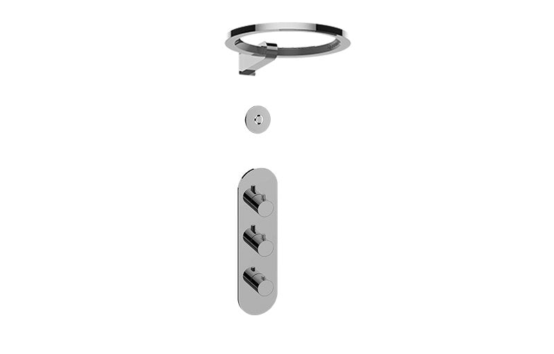 Graff GL3.009WB-RH0 M-Series Thermostatic Set with Ametis Ring - Rough and Trim