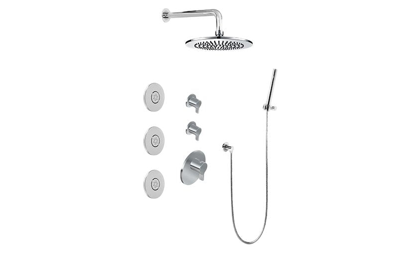 Graff GL3.112SH-LM46E0 M-Series Full Thermostatic Shower System - Rough and Trim