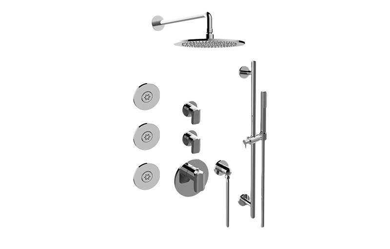 Graff GL3.112SH-LM58E0 M-Series Full Thermostatic Shower System - Rough and Trim