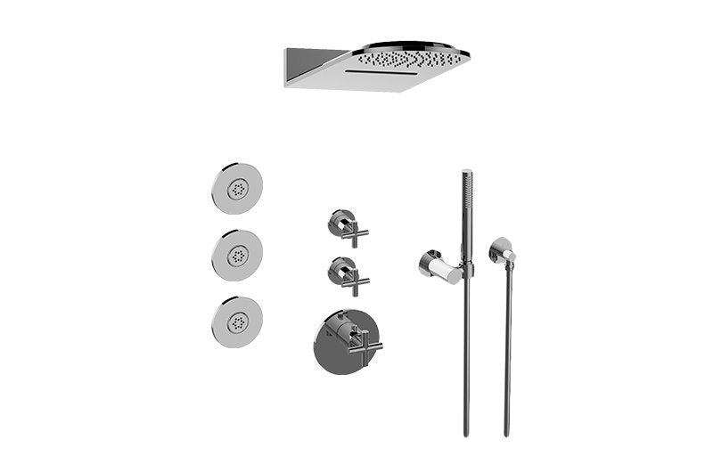 Graff GL3.123SE-C17E0 Full Round Thermostatic Shower System