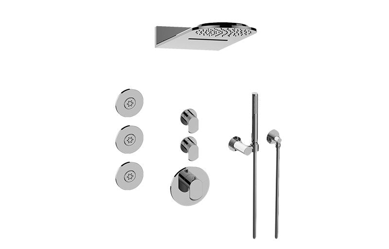 Graff GL3.123SE-LM45E0 Full Round Thermostatic Shower System