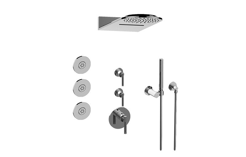 Graff GL3.123SE-LM57E0 Full Round Thermostatic Shower System
