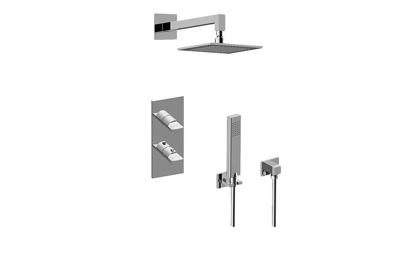 Graff GM2.022WD-C14E0 M-Series Thermostatic Shower System - Shower with Handshower - Rough and Trim