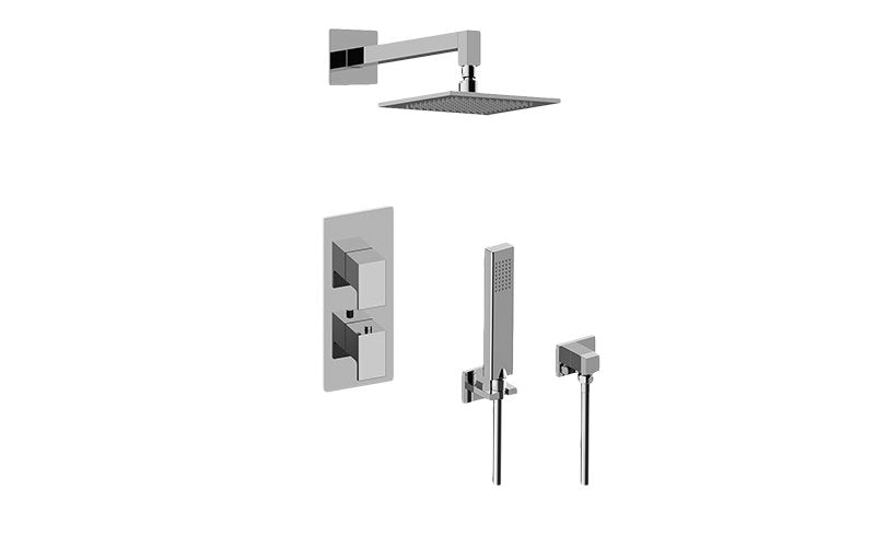 Graff GM2.022WD-LM31E0-T M-Series Thermostatic Shower System - Shower with Handshower - Trim Only