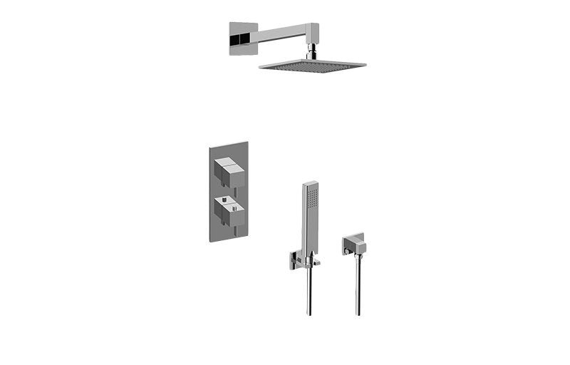 Graff GM2.022WD-LM39E0-T M-Series Thermostatic Shower System - Shower with Handshower - Trim Only