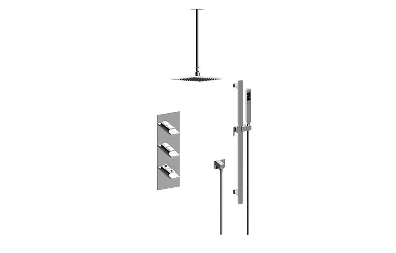 Graff GM3.011WB-C14E0-T M-Series Thermostatic Shower System - Shower with Handshower - Trim Only