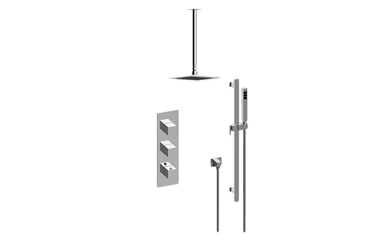 Graff GM3.011WB-SH0 M-Series Thermostatic Shower System - Shower with Handshower - Rough and Trim