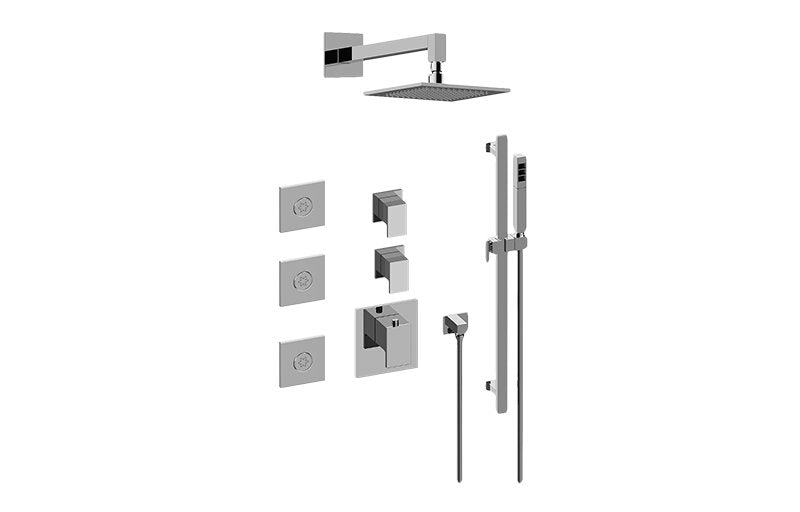 Graff GM3.112SH-LM31E0 M-Series Full Thermostatic Shower System - Rough and Trim