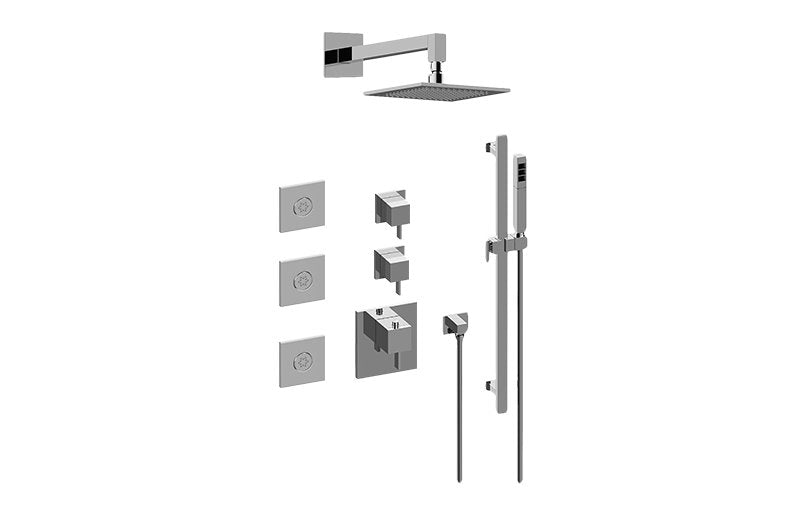Graff GM3.112SH-LM39E0-T M-Series Full Thermostatic Shower System - Trim Only