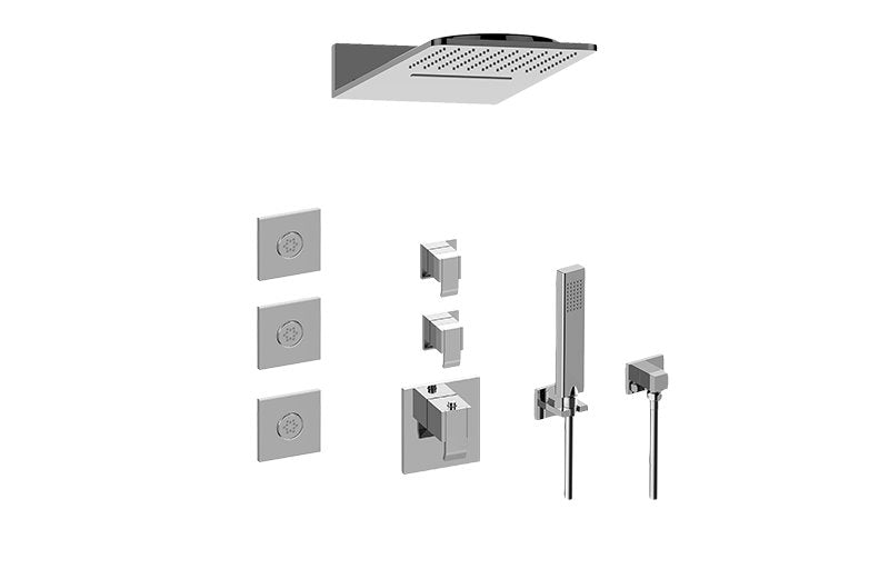 Graff GM3.123SE-LM38E0 Full Square Thermostatic Shower System