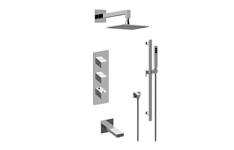 Graff GM3.612WT-SH0-T M-Series Full Thermostatic Shower System - Trim Only