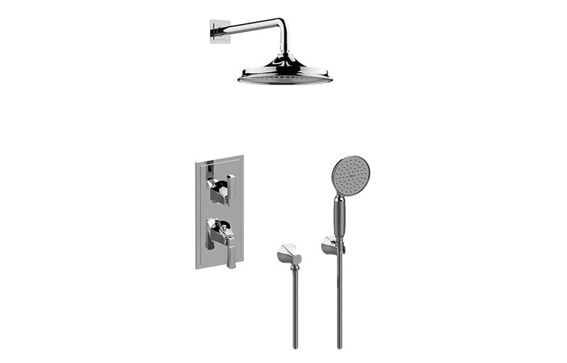 Graff GR2.022WD-LM47E0 M-Series Thermostatic Shower System - Shower with Handshower - Rough and Trim