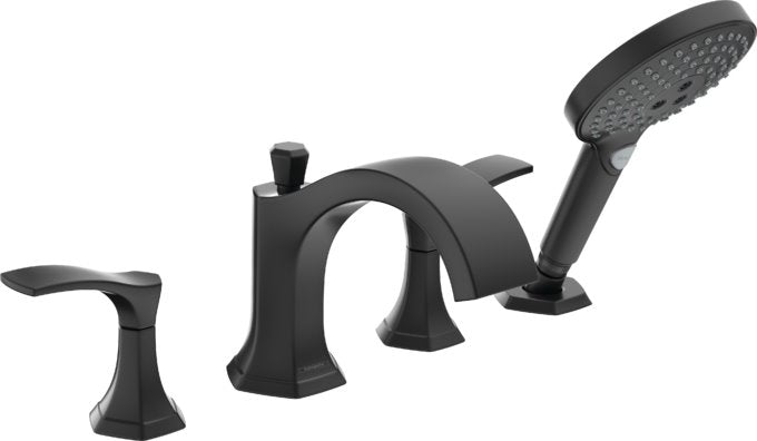 HANSGROHE LOCARNO 4-HOLE ROMAN TUB SET TRIM WITH 1.75 GPM HANDSHOWER