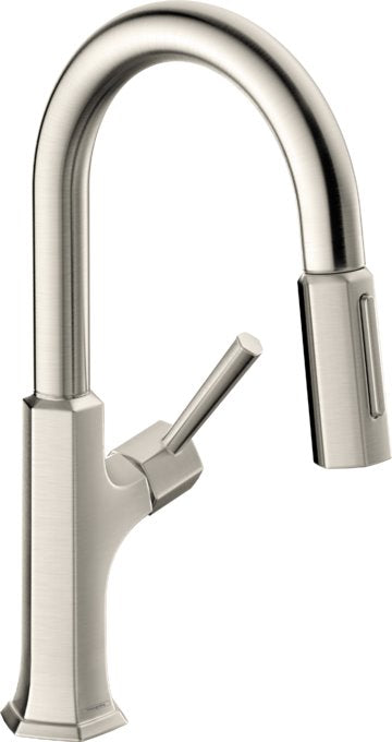 HANSGROHE LOCARNO PREP KITCHEN FAUCET 2-SPRAY PULL-DOWN 1.75 GPM